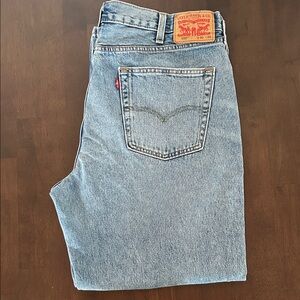Levi's Men's Distressed Light Blue Jeans